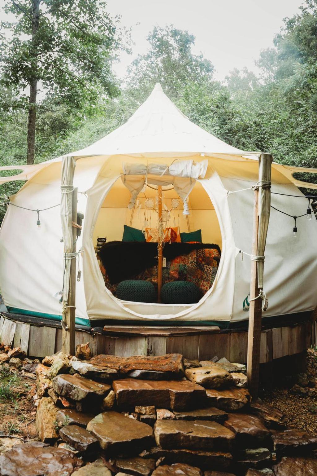 The Aries-A Stargazing, Luxury Glamping Tent Rogersville Kültér fotó